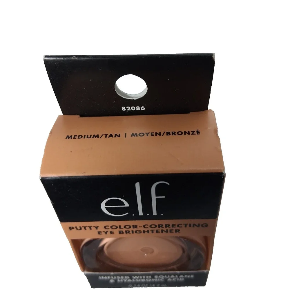 New e.l.f. Putty Color Correcting Eye Brightener Medium/Tan 0.14oz/4.2g‎ NEW BOX
